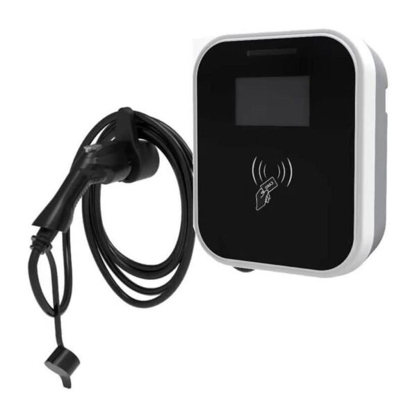 Arduo Wallbox 22 kW, kabel 7 m typ 2, LCD, plug and play, app, RFID