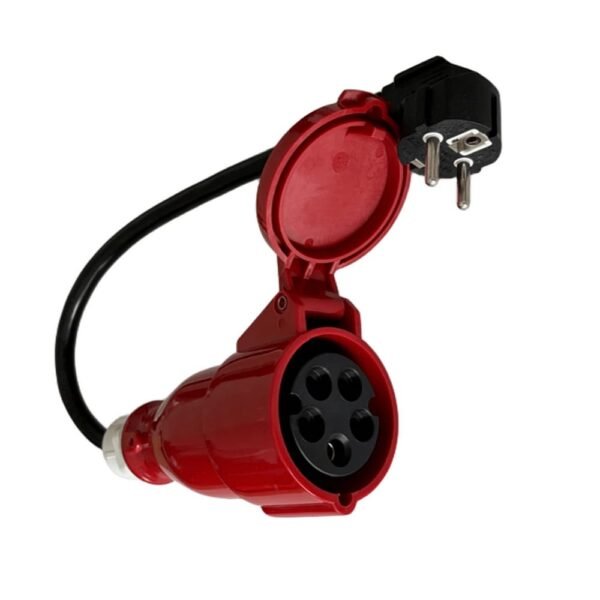 Adaptér SCHUKO - 16A CEE 5-kolík / 1 fáze / 16A / 3,6kW / 0,5m